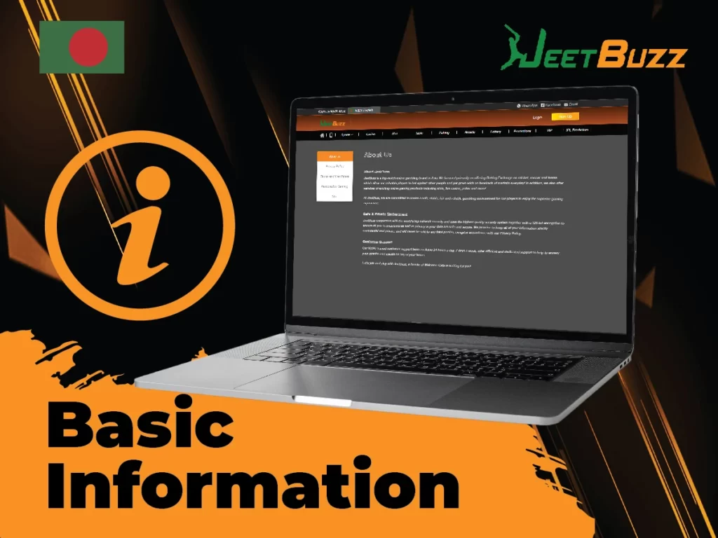 JeetBuzz Cricket Betting and Casino in Bangladesh 6 Basic information about Jeetbuzz